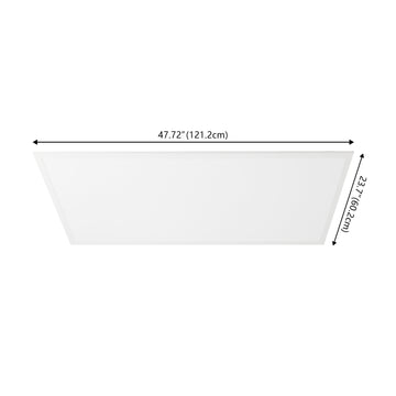2 ft. X 4 ft. 50-Watt Dimmable Integrated LED Flat Panel Light with 5500 Lumens 5000K